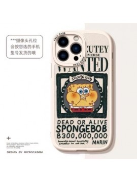 IPHONE SERIES MOBILE PHONE CASE IPC-1 SPONGEBOB WHITE