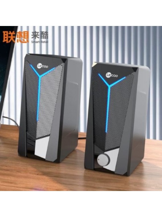 LENOVO DS104 WIRED RGB GAMING COMPUTER SPEAKER BLACK