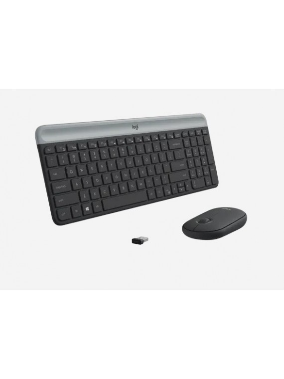 Logitech MK470 Slim Wireless Keyboard and Mouse Combo BLACK