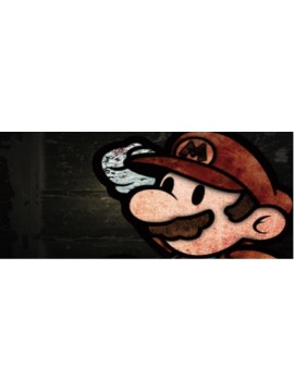 LARGE MOUSEPAD ONLINE L159.马力欧-黑
