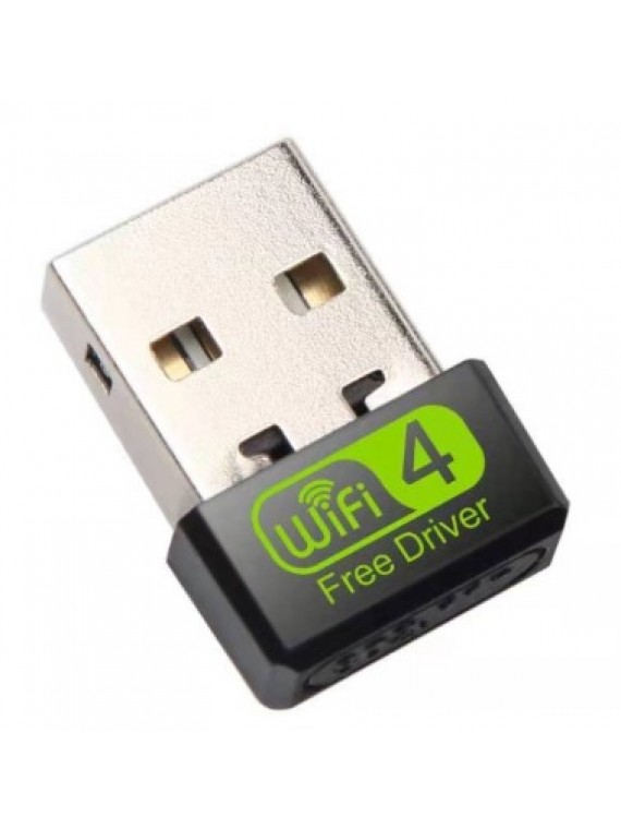 NANO WIRELESS NETWORK DONGLE 2.4G 150MBPS BLACK