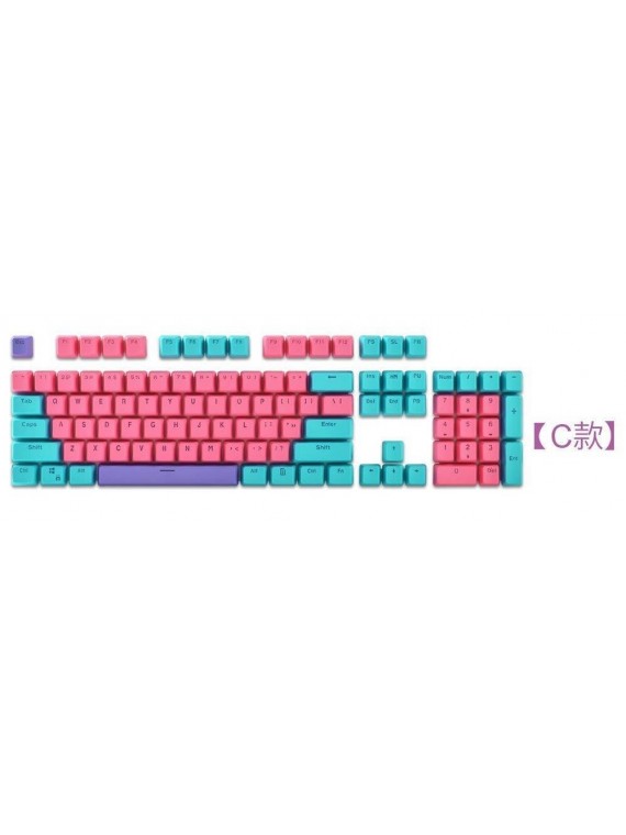 PBT-1042 DIY COLOR MATCHING 104 KEYCAPS C