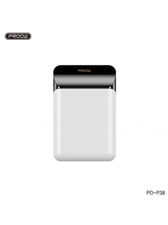 PRODA PD-P38 10000mAh Memory Energy Series POWERBANK WHITE