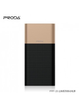 PRODA PPP-28 10000mAh BIAPHON SERIES POWERBANK GOLD