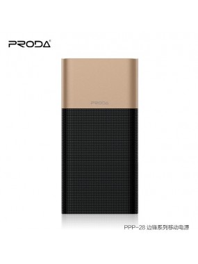 PRODA PPP-28 10000mAh BIAPHON SERIES POWERBANK GOLD