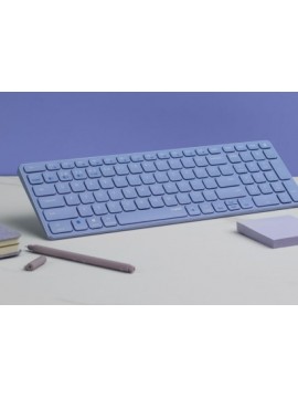 RAPOO E9350G ULTRA THIN 99-KEYS WIRELESS KEYBOARD PURPLE