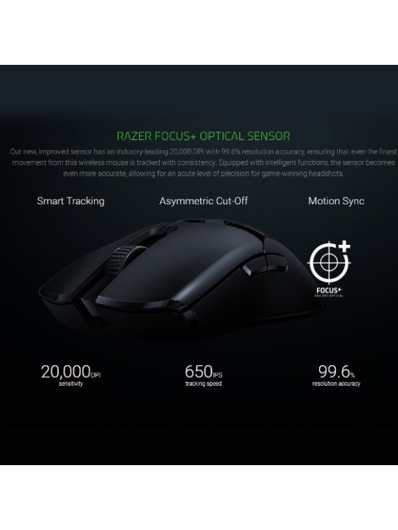 RAZER VIPER ULTIMATE RECHARGEABLE GAMING MOUSE BLACK