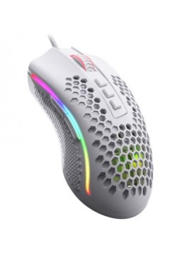 RED DRAGON M808 STORM HOLE DESIGN WIRED MOUSE WHITE