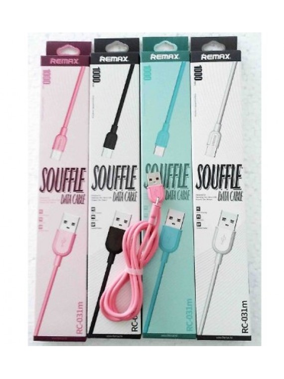 REMAX RC-031M SOUFFLE DATA CABLE BLUE