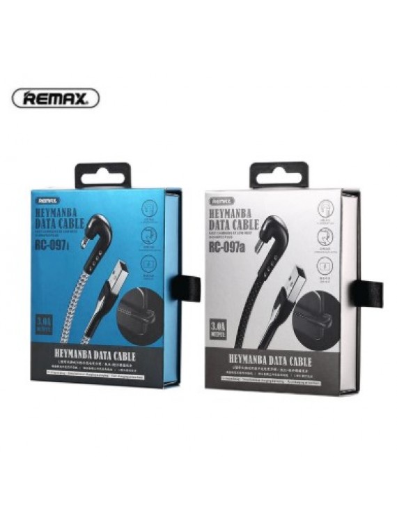 REMAX RC-097i HEYMANBA SERIES DATA CABLE BLACK