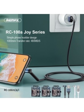 REMAX RC-100M JOY SERIES DATA CABLE BLACK