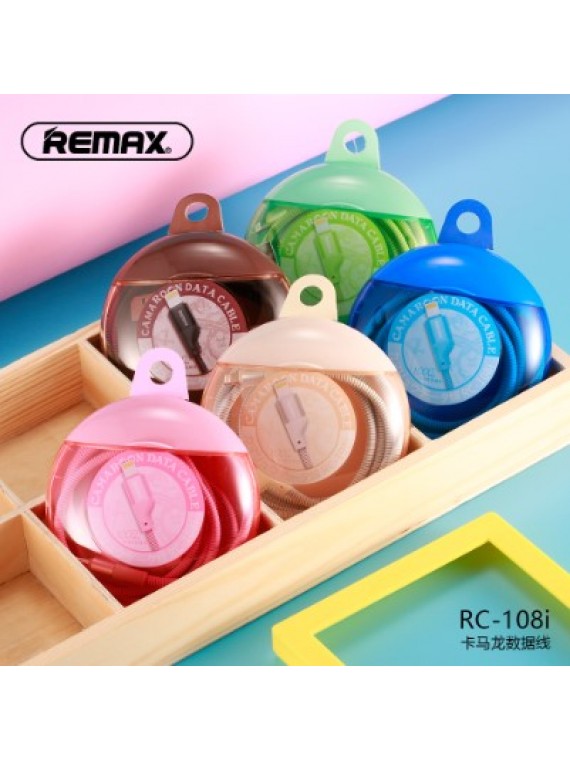 REMAX RC-108I CAMAROON DATA CABLE WHITE