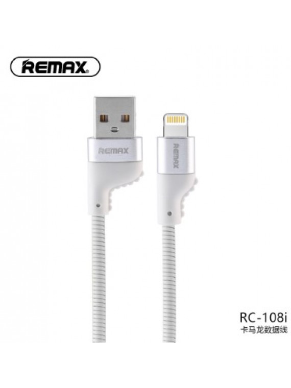 REMAX RC-108I CAMAROON DATA CABLE WHITE