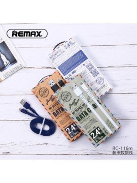 REMAX RC-116M ARMOR SERIES DATA CABLE BLUE