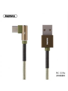 REMAX RC-119a DATA CABLE FOR TYPE C GREEN
