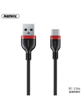 REMAX RC-126A FAST TRANSMISSION DATA CABLE BLACK
