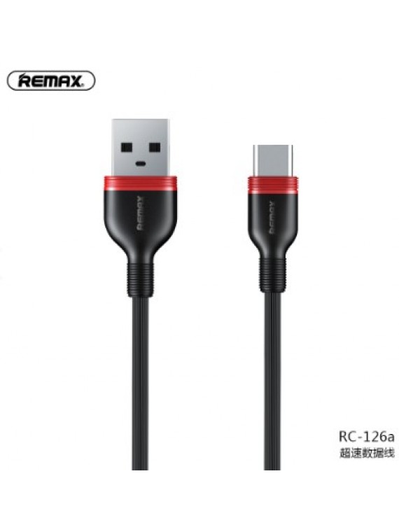 REMAX RC-126A FAST TRANSMISSION DATA CABLE BLACK