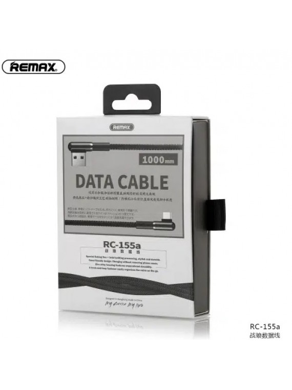 REMAX RC-155A JANLON SERIES 3A TYPE C DATA CABLE BLACK