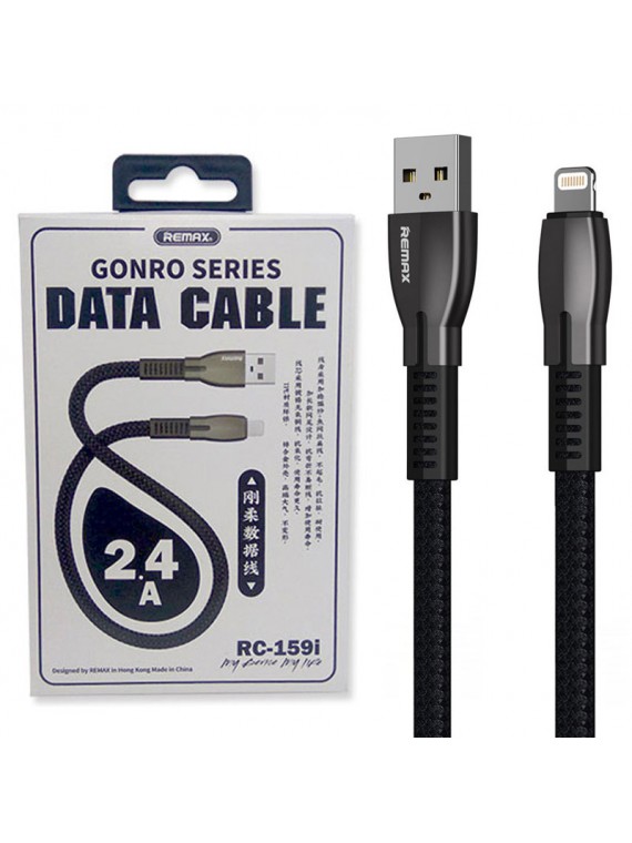 REMAX RC-159I GONRO SERIES DATA CABLE BLACK