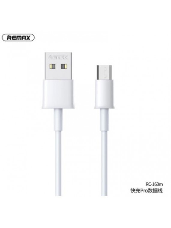 REMAX RC-163M FAST CHARGING PRO DATA CABLE WHITE