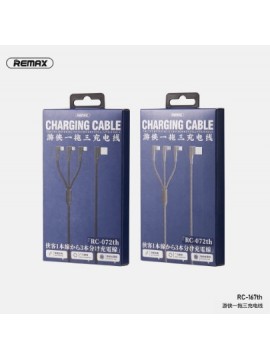 REMAX RC-167TH RANGER 3IN1 CHARGING CABLE BLACK