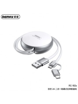 REMAX RC-182A CREATION SERIES DATA CABLE SILVER