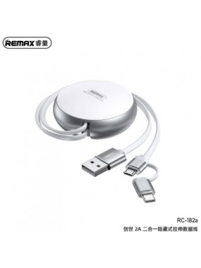 REMAX RC-182A CREATION SERIES DATA CABLE SILVER
