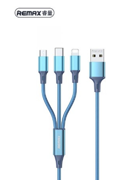 REMAX RC-189TH GITION SERIES 3.1A CHARGING CABLE BLUE