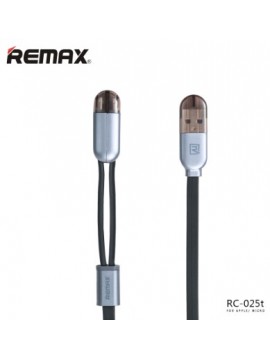 REMAX RC-25T TWIN DATA CABLE BLACK