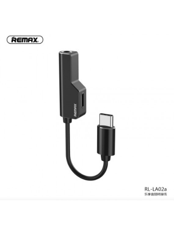 REMAX RL-LA03a Smooth Series Audio Adapter BLACK