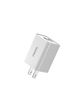 PRODA PD-A27a 2U Charger Set 2.4A White