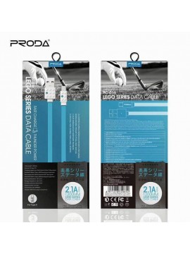 PRODA PC-01a Lego Series Data Cable For Type-C Blue