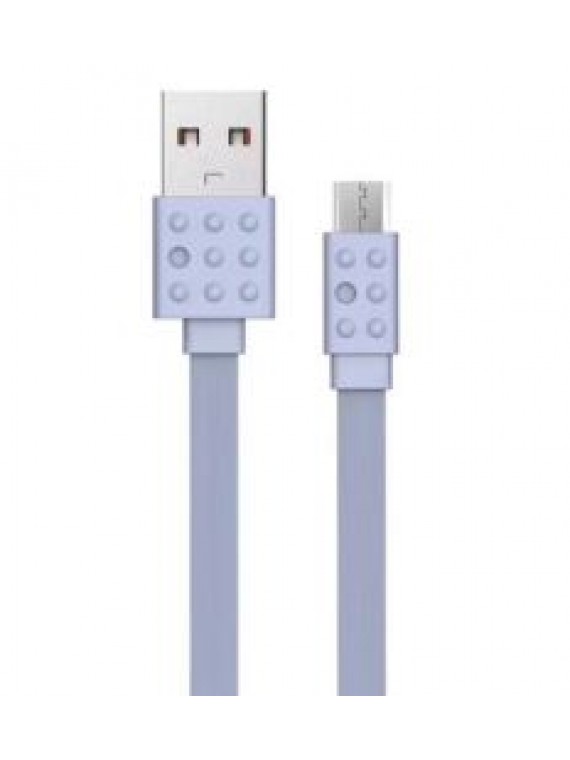 PRODA PC-01m Lego Series Data Cable For Micro Grey