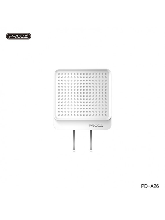 PRODA PD-A26 2U travel Adapter