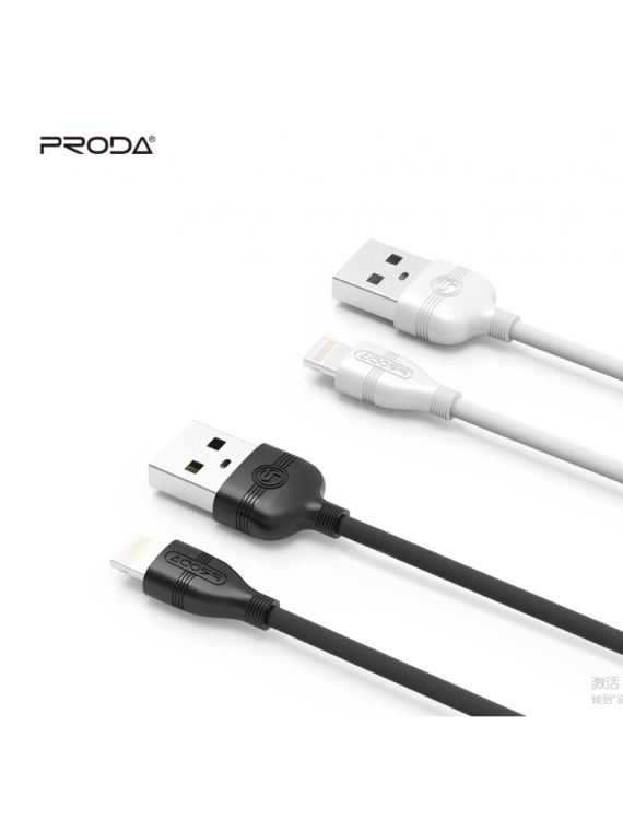 PRODA PD-B05i Data Cable 1.2m Lightning Black