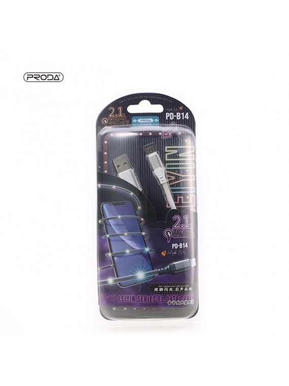 PRODA PD-B14a Data Cable For Type-C White