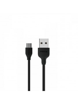 PRODA PD-B15a Fast Charging Data Cable For Tyoe-C- Black