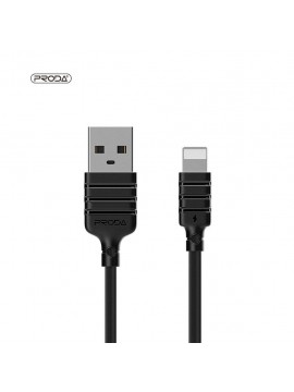 PRODA PD-B15i Fast Charging Data Cable For Lightning Black