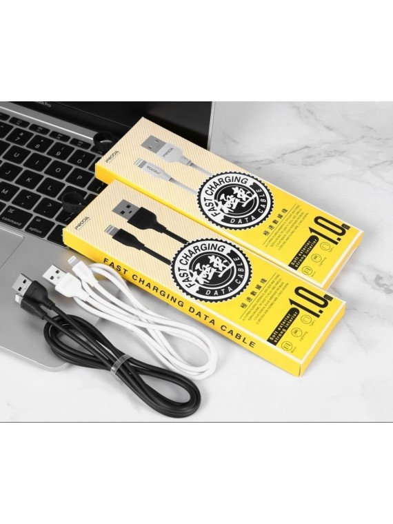 PRODA PD-B15i Fast Charging Data Cable For Lightning Black