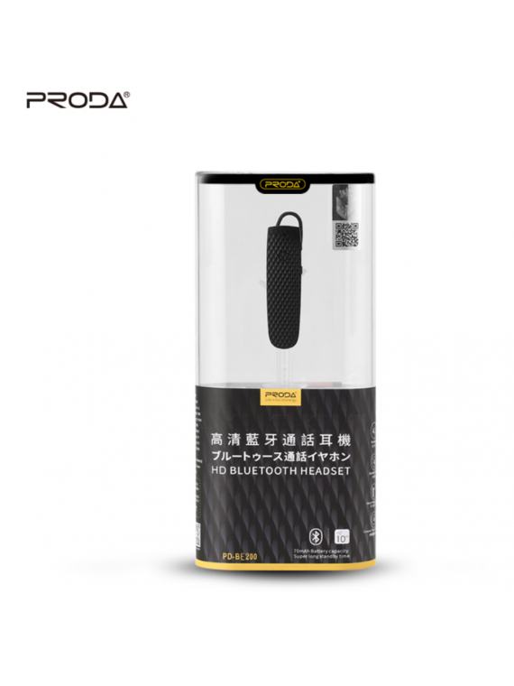 PRODA PD-BE200 Wedu Series Wireless Headset White