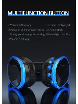 PRODA PD-BH200 Gaming Headphone Blue