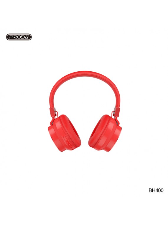 PRODA PD-BH400 Melo Wireless HeaSet Red