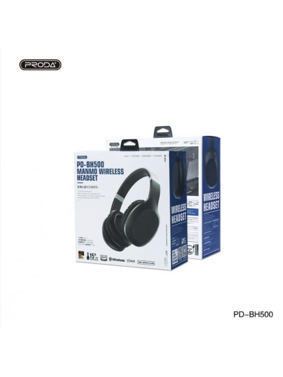 PRODA PD-BH500 Man Magic Bluetooth Headset Black