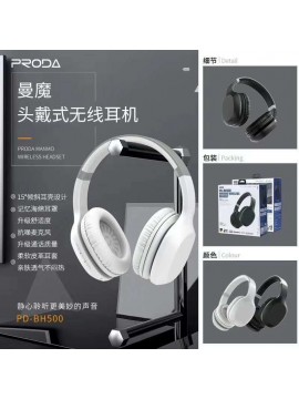 PRODA PD-BH500 Man Magic Bluetooth Headset Black
