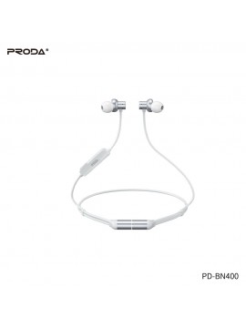PRODA PD-BN400 Sports Wireless Earphone White