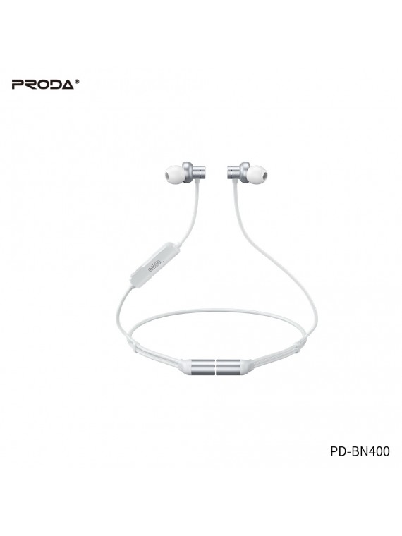 PRODA PD-BN400 Sports Wireless Earphone White