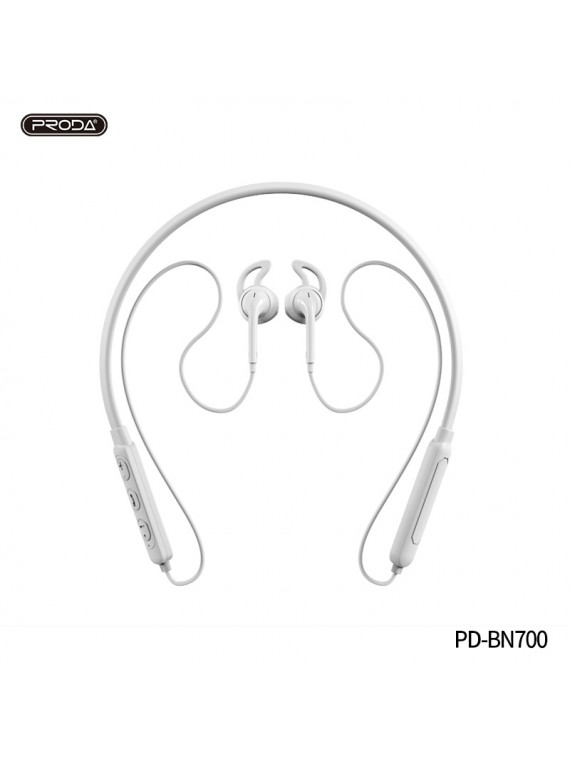 PRODA PD-BN700 Wireless Sport Earphones White