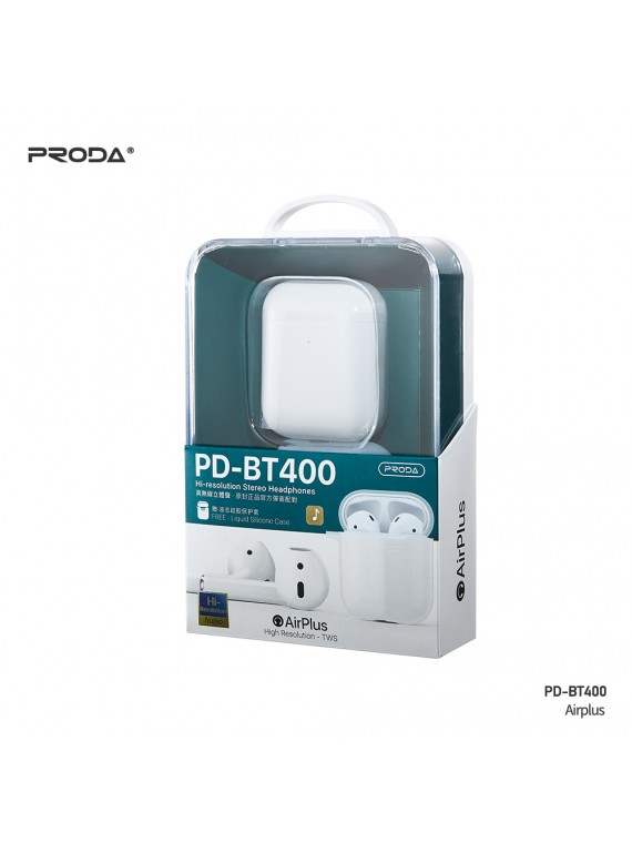 Proda PD-BT400 Hi-resolution Stereo Headphones White