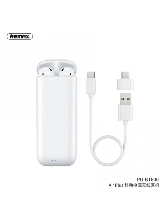 PRODA PD-BT600 Wireless Headset & Power Bank White