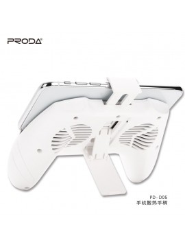 PRODA PD-D05 Gaming Handle Grip with Radiator Fan White